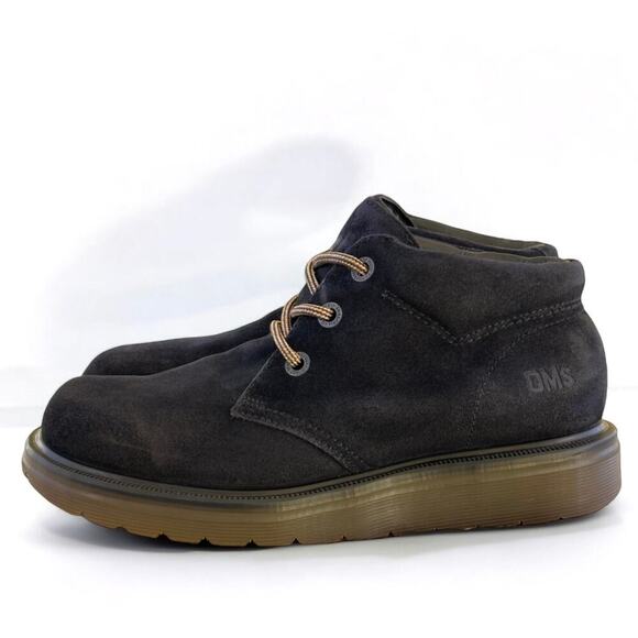 Vintage Dr Martens UK7 Navy Blue Suede England MIE 90s Y2K Boots Leather Chunky main image 11